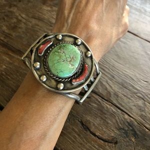 Authentic Navajo Vintage Cuff circa 1970